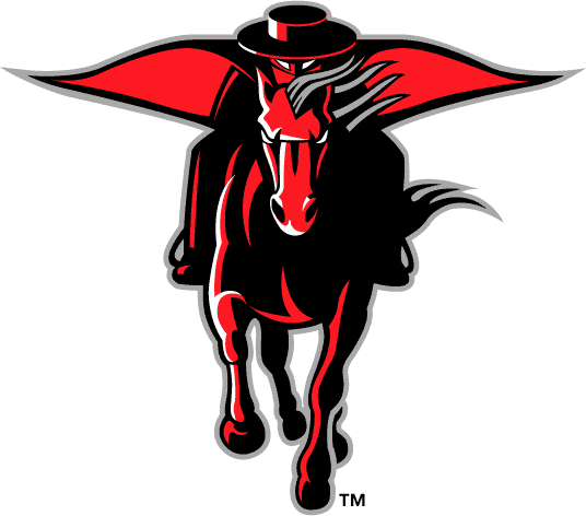 Black and Red Horse Logo - Texas Tech Red Raiders Alternate Logo Division I (s T) (NCAA