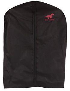 Black and Red Horse Logo - Red Horse Garment Bag Kids Or Adults Horse Riding Jacket Bag BLACK