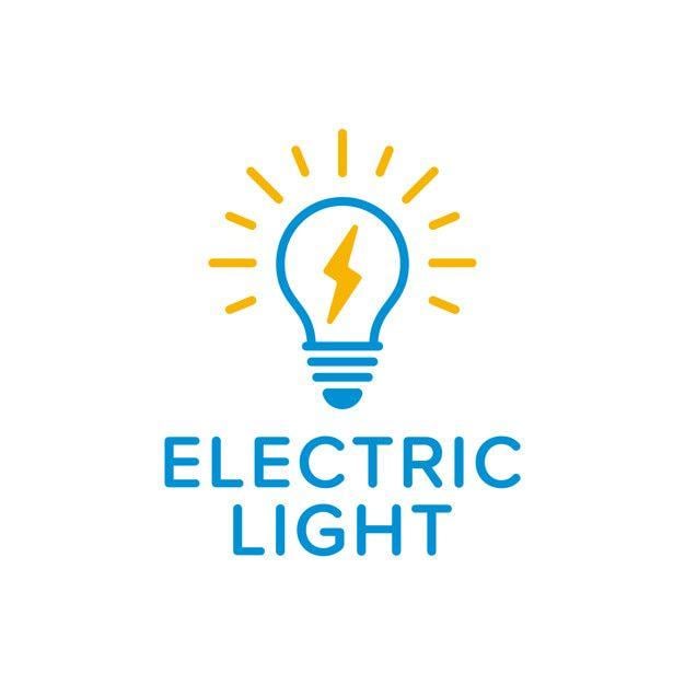 Light Logo - Electric light logo Vector