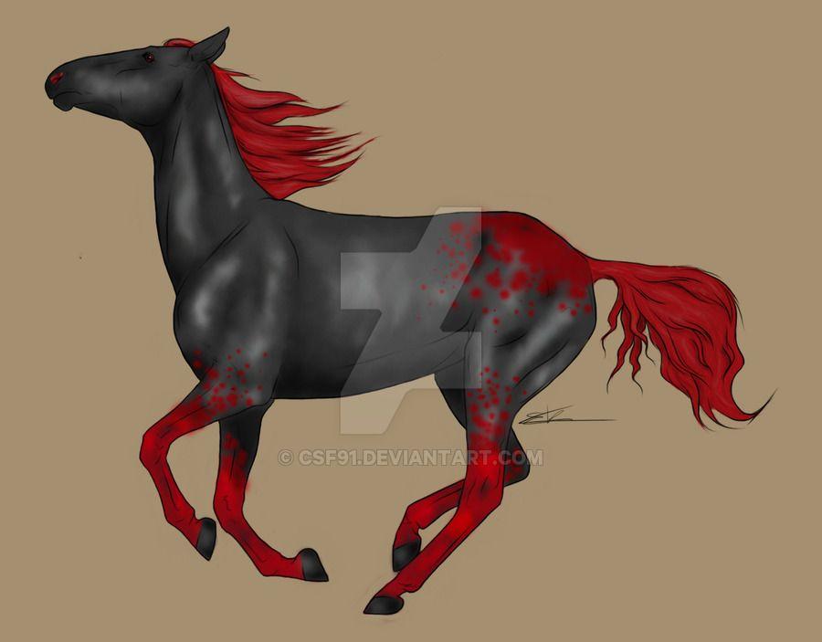 Black and Red Horse Logo - Black and red horse by CSF91 on DeviantArt