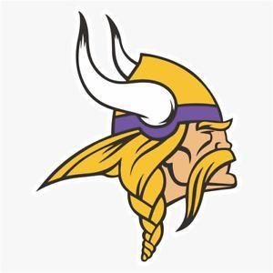 Vikings New Logo - Minnesota Vikings new #1 NFL Logo Die Cut Vinyl Decal Buy 1 Get 2 ...
