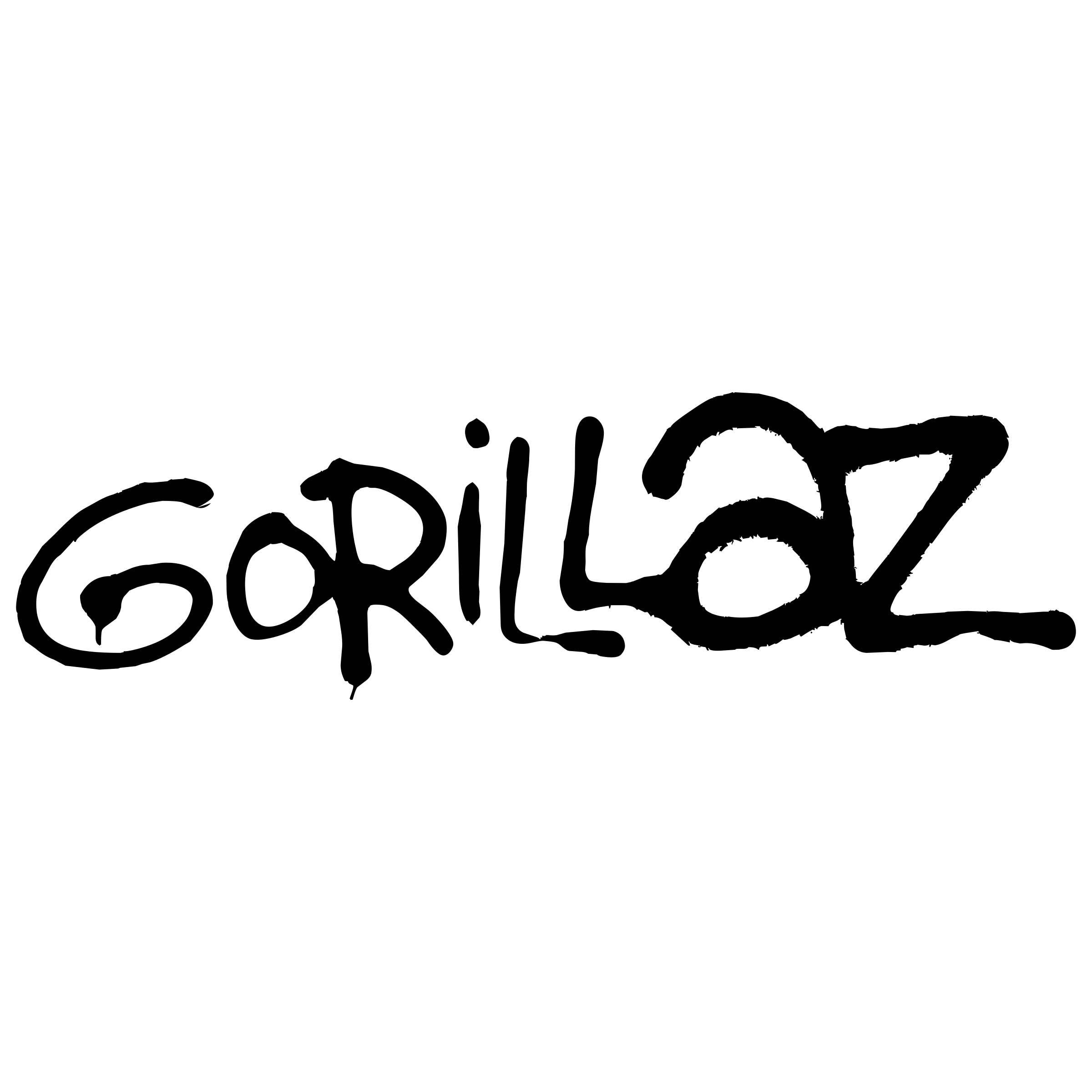 Gorillaz Black and White Logo - Gorillaz Logo PNG Transparent & SVG Vector - Freebie Supply
