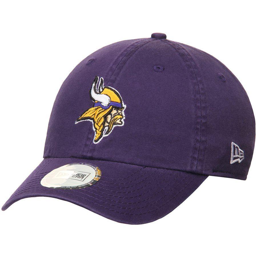 Vikings New Logo - Men's Minnesota Vikings New Era Purple New Logo 9TWENTY Slouch