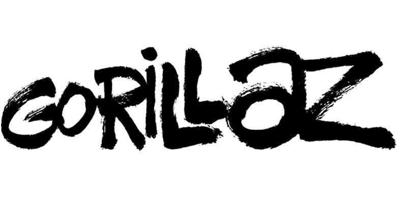 Gorillaz Black and White Logo