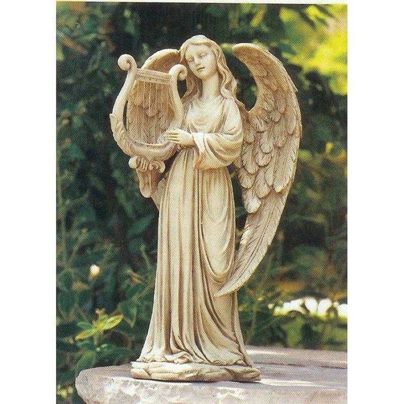 Angel with Harp Logo - Statue, Angel with Harp buy in Sacramento