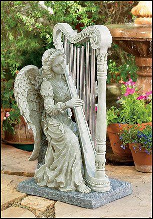 Angel with Harp Logo - Marianland Catholic Books, Videos, DVDs, Statues, Church