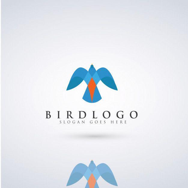 Flying Bird Logo - Flying bird logo Vector | Premium Download