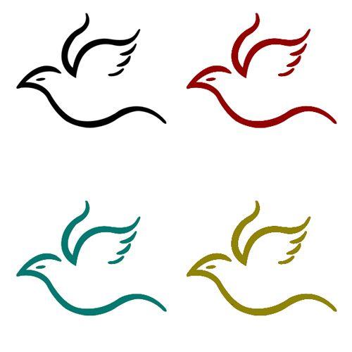 Flying Bird Logo - Flying Bird PSD Logo free download