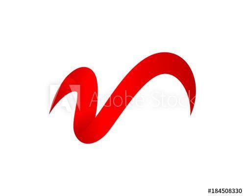 Flying Bird Logo - Simple 3D Initial Letter M like Flying Bird Logo Symbol - Buy this ...