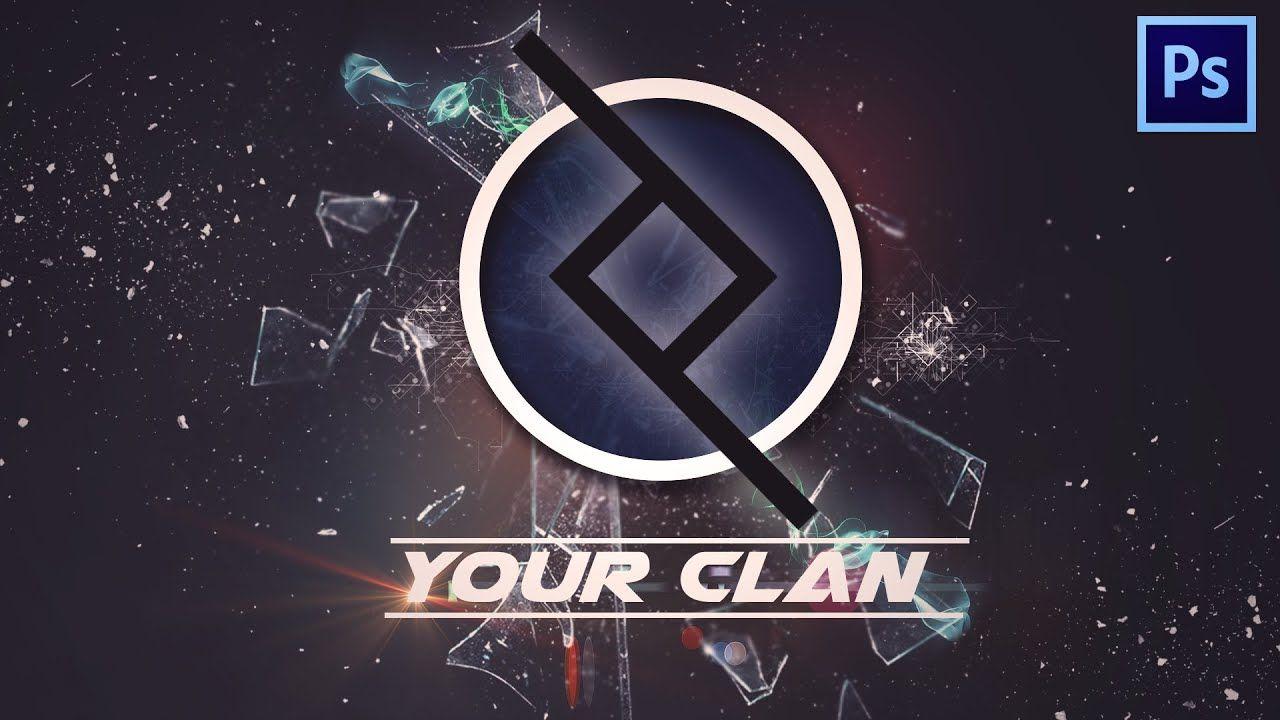 Gaming Clan Logo - How to make your gaming clan logo - Photoshop tutorial #7 - YouTube