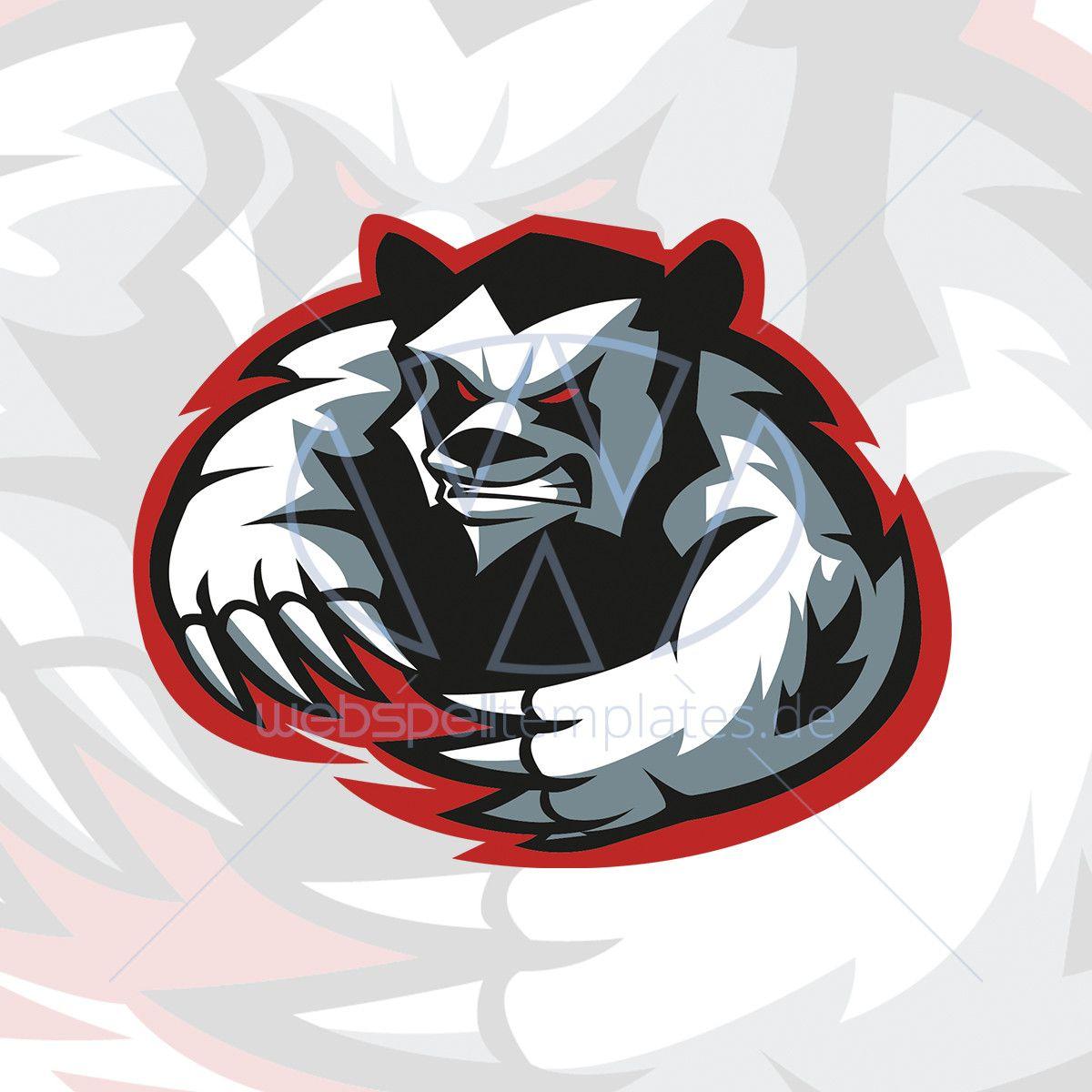 Gaming Clan Logo - Webspelltemplates.de – Webspell TemplatesVector Panda Bear Clan Logo ...