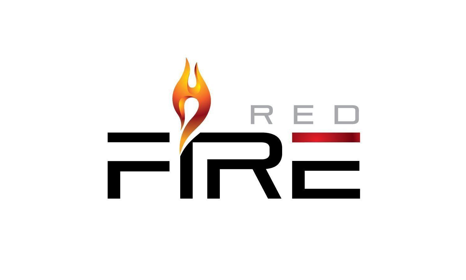 Red Fire Logo - Redfire Jersey XL Black. Firepit Online.com