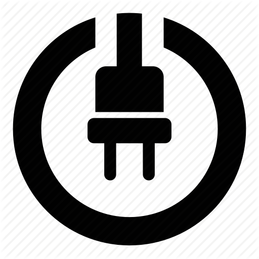 Power Outlet Logo - Battery, charge, charging, on, outlet, plug, power icon