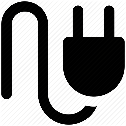 Power Outlet Logo - Electric, electric plug, electrical plug, plug, plug in, power
