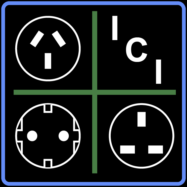 Power Outlet Logo - INTERNATIONAL CONFIGURATIONS, CORDSETS, CORD SET, DETACHABLE