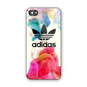 Coreful the Adidas Logo - Adidas Logo Colorful Smoke Print Plastic Case iPhone 6s 7 8 X XS Max ...