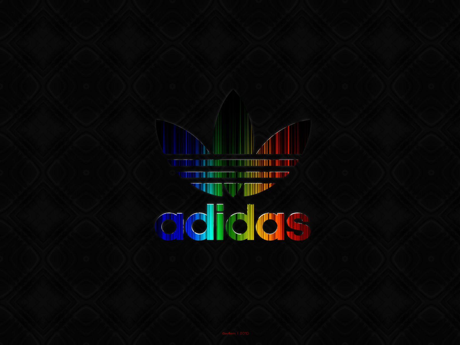 Coreful the Adidas Logo - Colorful Adidas Logo Wallpaper