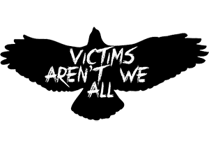 The Crow Movie Logo - Victims Aren't We All The Crow Movie T-shirt – Stitch Dog