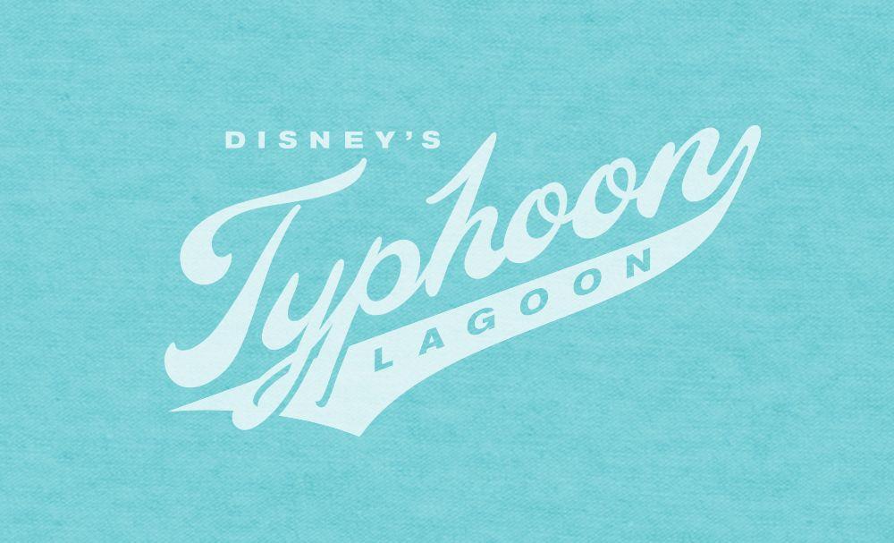 Disney Typhoon Lagoon Logo - DISNEY'S TYPHOON LAGOON // Design printed on T-shirts exclusively ...