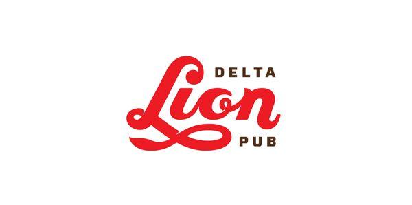 Red Lion Restaurant Logo - Logo and Brand Identity for Delta Lion Pub by St Bernadine - BP&O