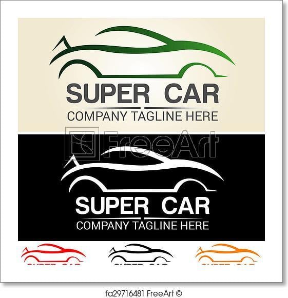 Easy Car Logo - Free art print of Car Logo 3. Various graphic cars, easy customized