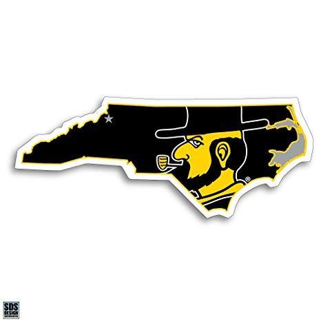 Appalachian State Logo - Amazon.com : Appalachian State NCAA State Logo Magnet (3