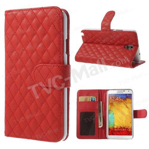 3 Red Rhombus Logo - Red Rhombus Leather Diary Case for Samsung Galaxy Note 3 Neo N750 ...