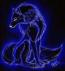 Cool Blue Wolf Logo - A cool blue wolf. Wolves. Wolf, Anime wolf, Wolf spirit