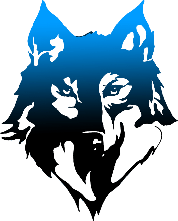 Cool Blue Wolf Logo - Blue wolf Logos