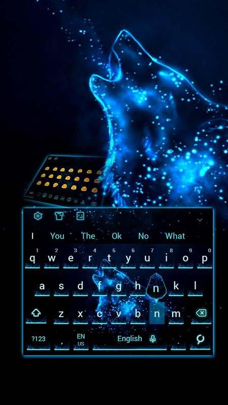 Cool Blue Wolf Logo - Cool Blue Wolf Keyboard for Android