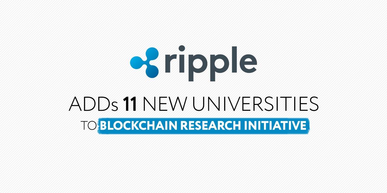 Ripple Blockchain Logo - Ripple Announces New Expansion of Blockchain University Programme ...