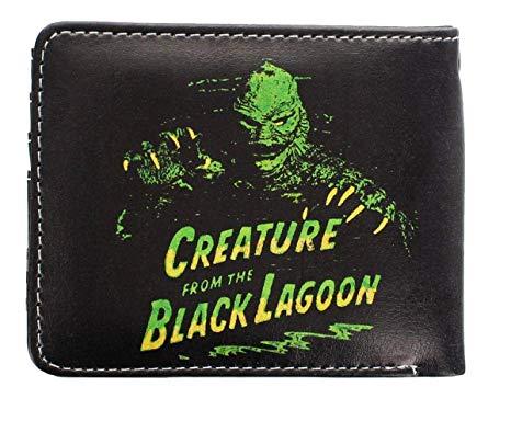 Creature From the Black Lagoon Logo - Universal Monsters Creature From The Black Lagoon Men's Bi Fold