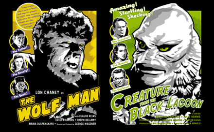 Creature From the Black Lagoon Logo - Wolfman Creature Black Lagoon T Shirts Ever