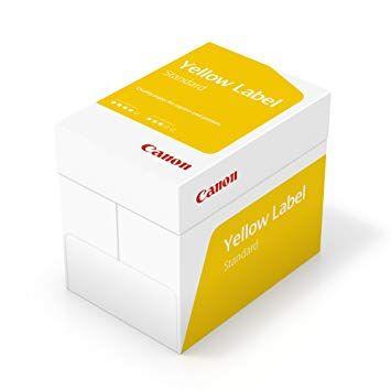 Yellow Sheets of Paper Logo - Canon Yellow Label Multi Purpose Paper, 5 Packs Of 500 Sheets, EU
