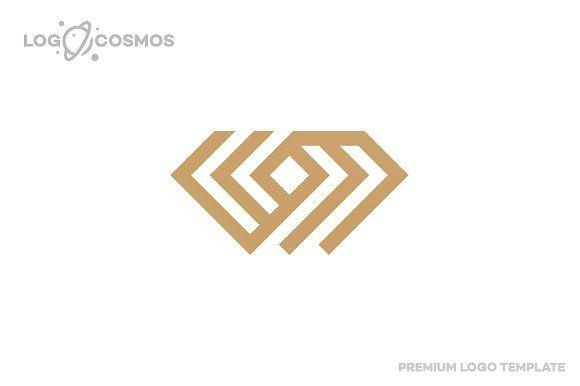 Three Diamond Logo - Three Diamond Jewelry Logo ~ Logo Templates ~ Creative Market