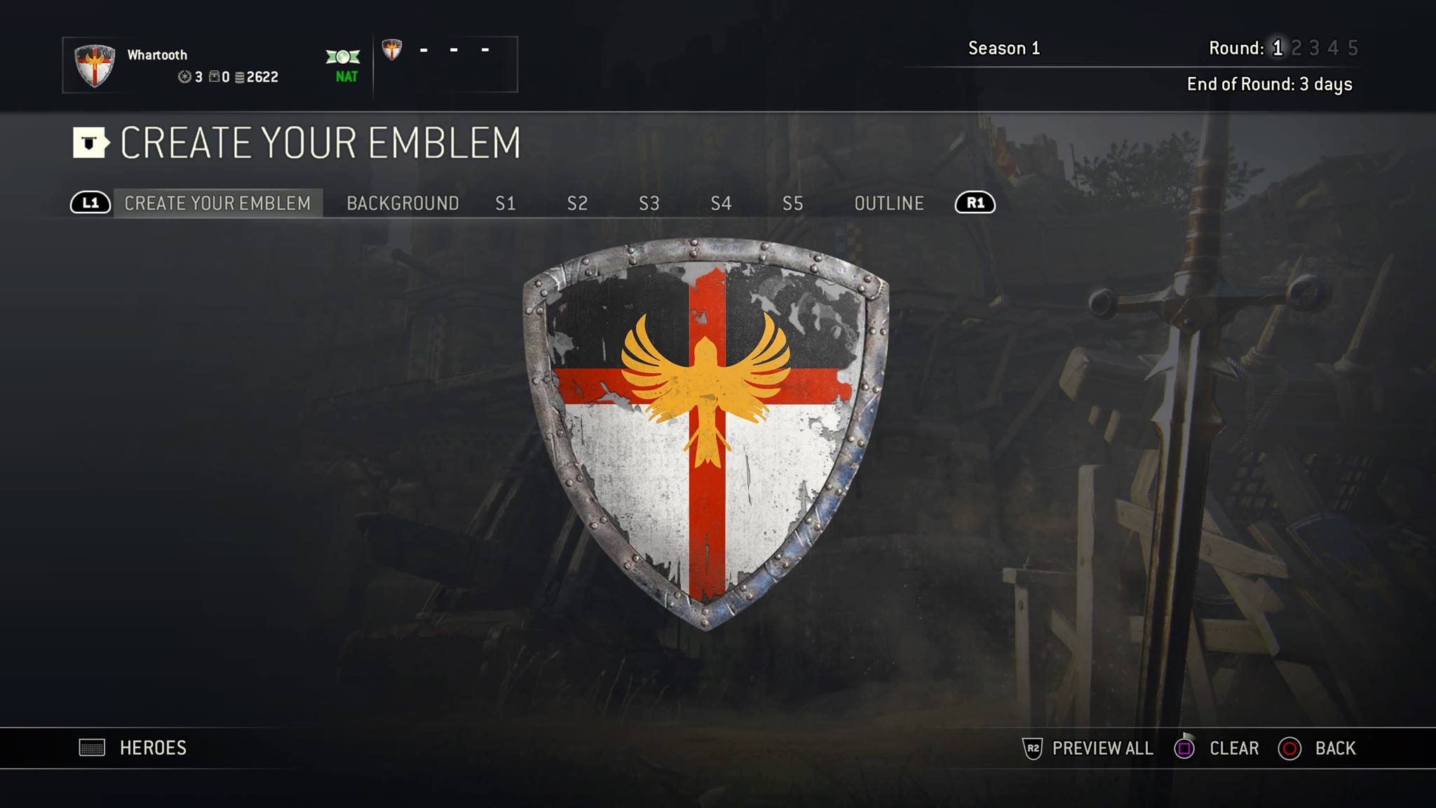 Crusader Cross Logo - I saw a crusader cross shield, figured I'd share the one I've been