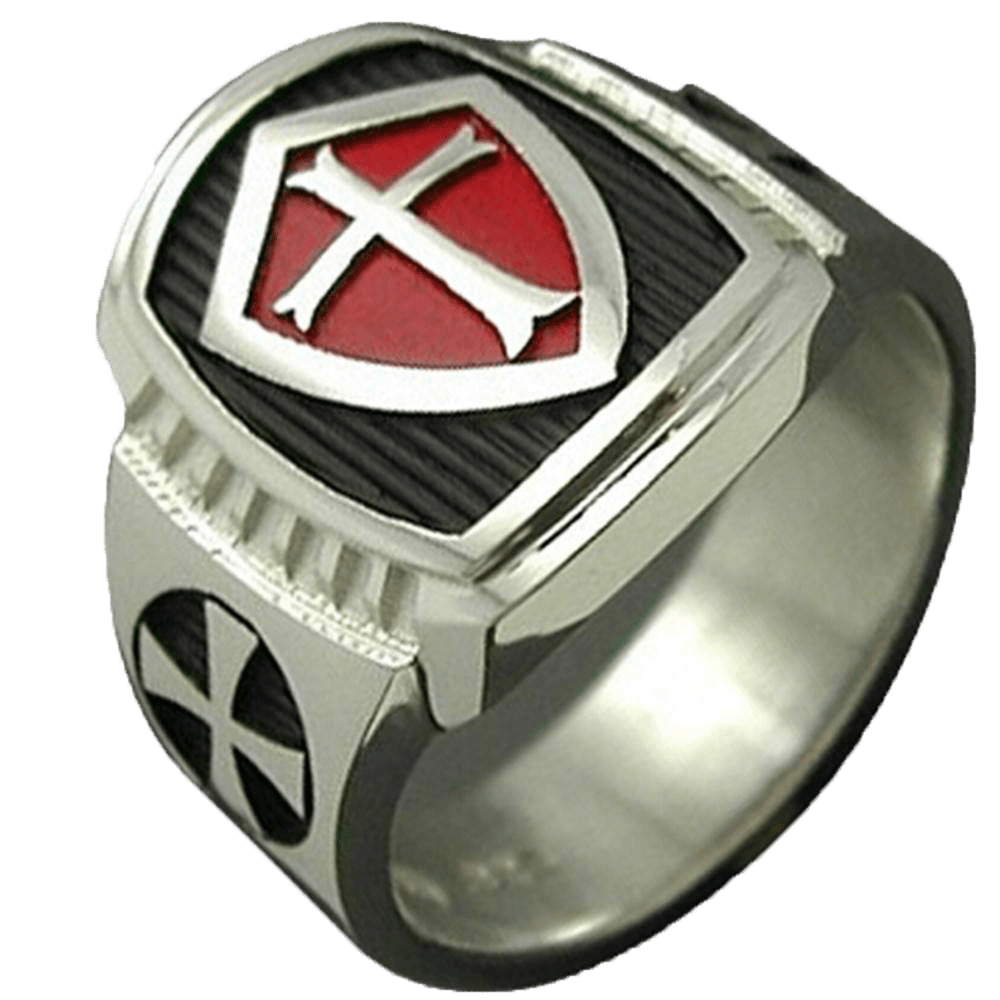 Crusader Cross Logo - Knights Templar Crusader Cross Ring - GearBody