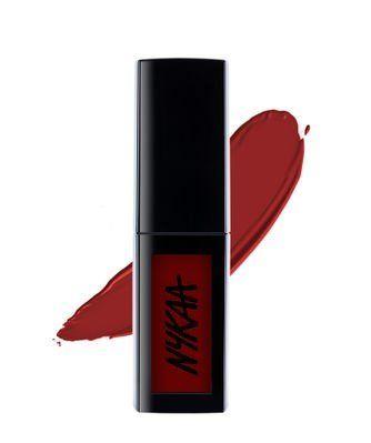Lipstick Red N Logo - Buy Nykaa Ykaa Matte Liquid Lipstick Maharani 02(4.5Ml) Online at
