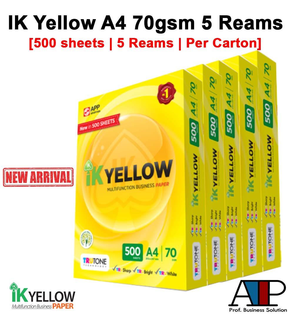 Yellow Sheets of Paper Logo - IK Yellow - Buy IK Yellow at Best Price in Malaysia | www.lazada.com.my