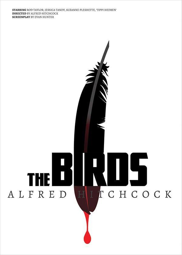 Alfred Hitchcock's the Birds Logo - Alfred Hitchcock's The Birds Movie Poster
