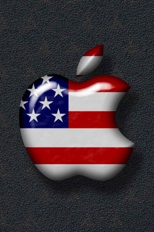 White and Blue Apple Logo - THE APPLE U S A | RED WHITE BLUE | Pinterest | Red white blue