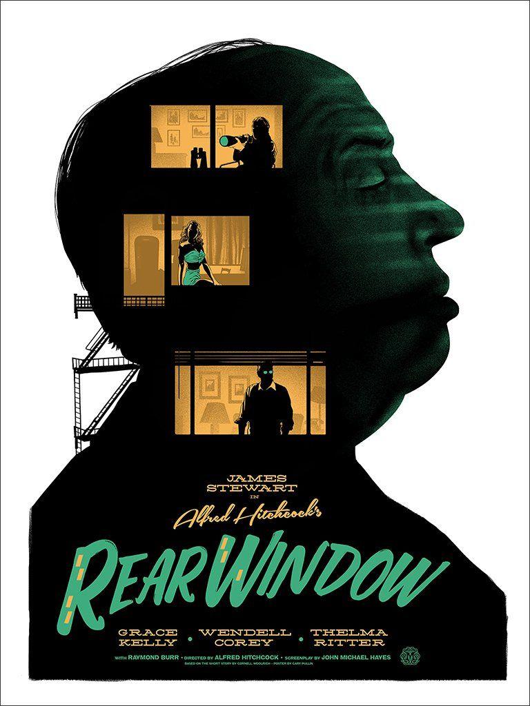 Alfred Hitchcock's the Birds Logo - New Hitchcock Posters: REAR WINDOW by Gary Pullin & THE BIRDS