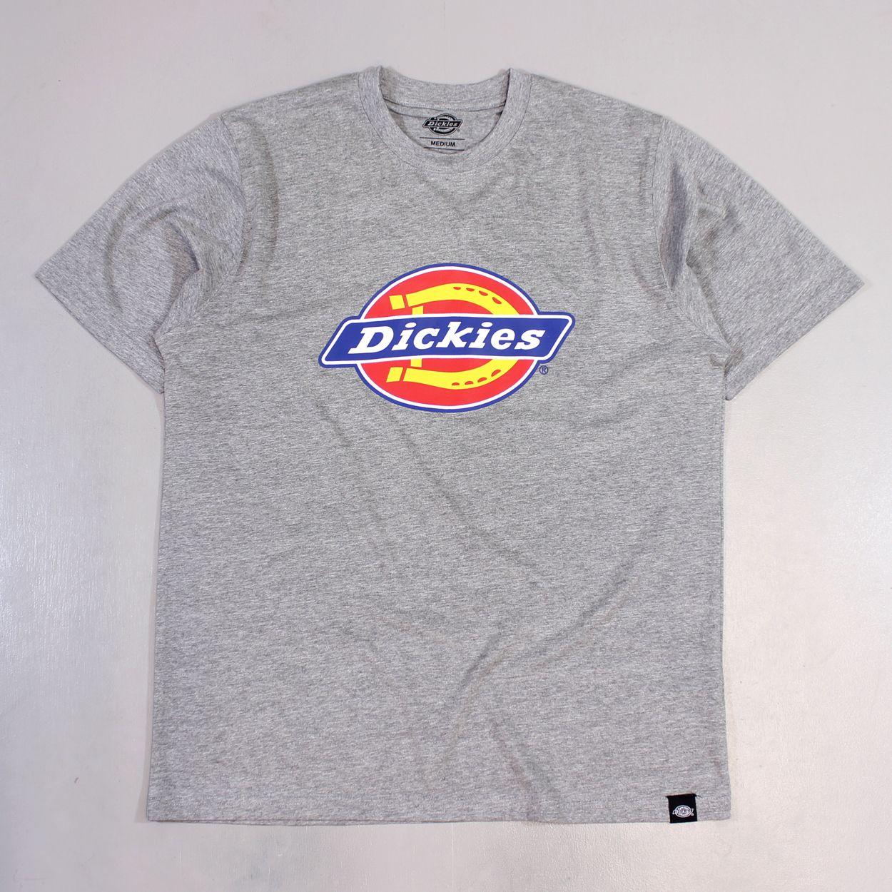 Horseshoe Logo - Dickies Streetwear Mens Horseshoe Logo T Shirt Grey Melange £15.00