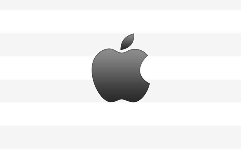 White and Blue Apple Logo - Apple Logo Background ·①