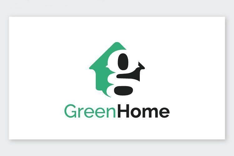 Letter G Logo - Green Home Letter G Logo