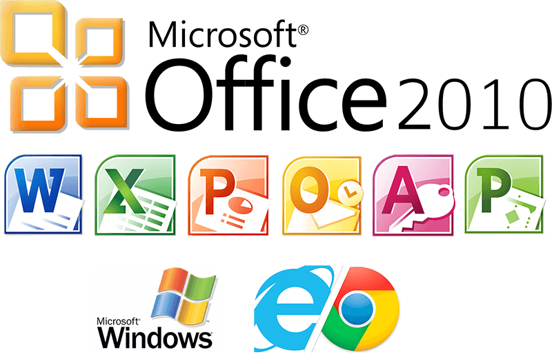 Microsoft Office 2010 Logo - Microsoft Office 2010 Courseware Bundle Suites