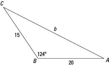 SAS Triangle Logo - Use the Law of Cosines for SAS - dummies