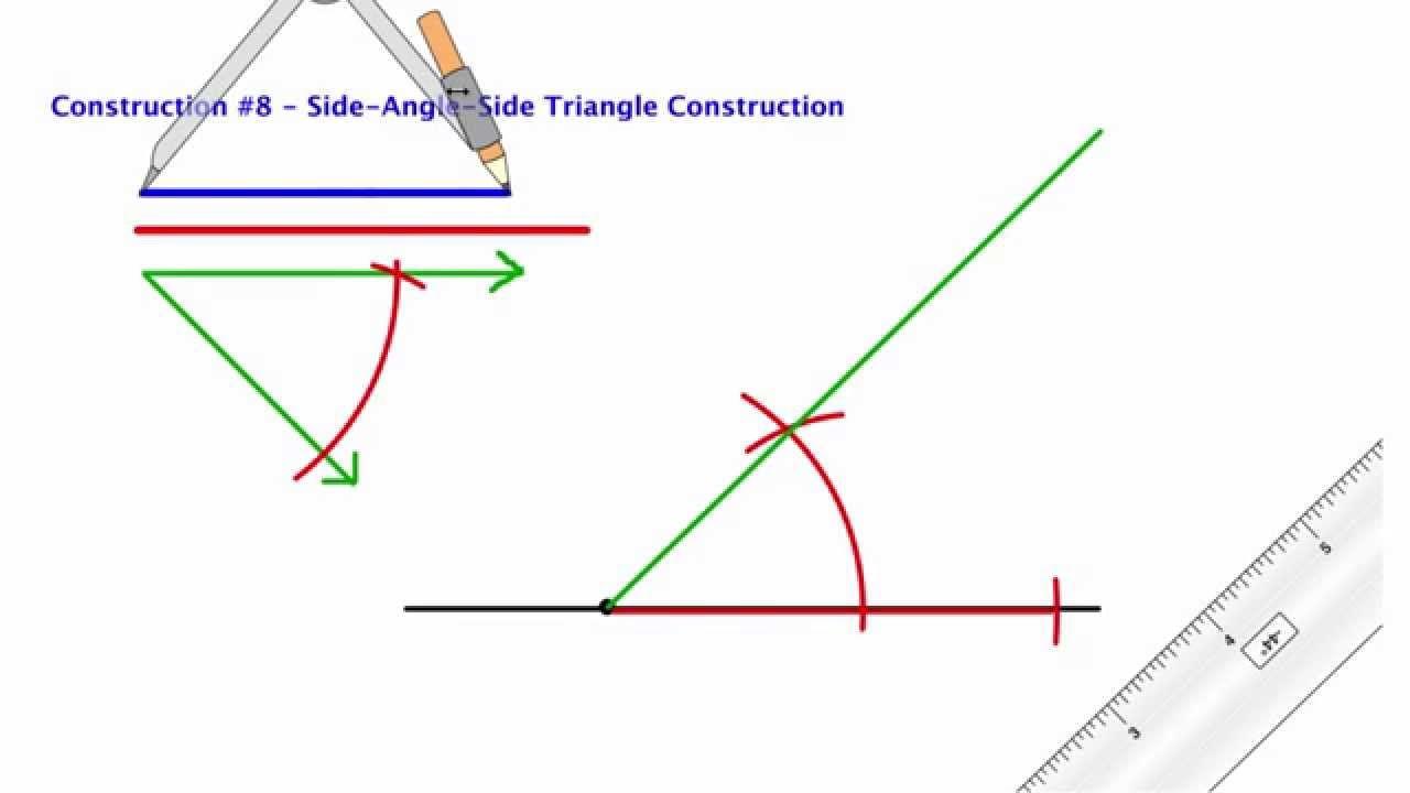 SAS Triangle Logo - Compass Construction 8 - SAS Triangle Construction - YouTube