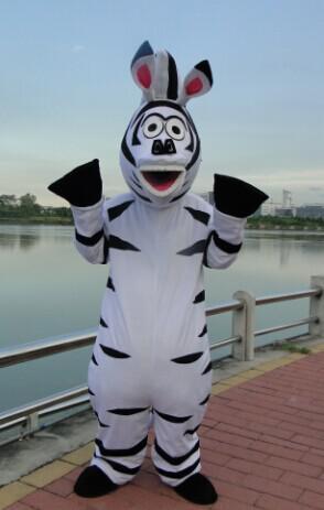 Zebra Mascot Logo - New Adult Best Sale Lovely High Quality Zebra Mascot Costume