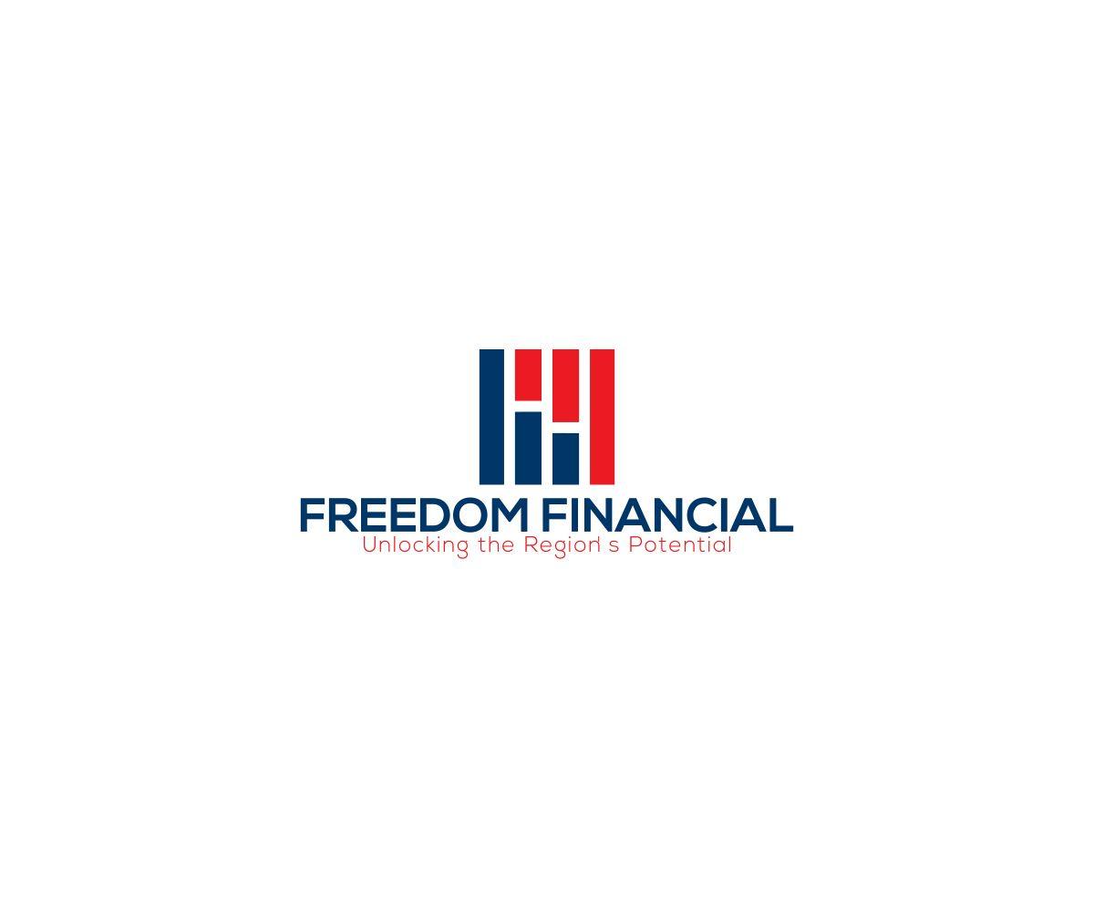 Region M Logo - Modern, Professional, Bank Logo Design for FREEDOM FINANCIAL Name